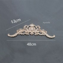 고무 나무 긴 꽃 조각 홈 장식 액세서리 도매 및 소매 공급, K4-48X13cm