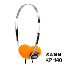 코스 포타 프로 한정판 온이어 유선 헤드폰 Koss Porta Pro 헤드 밴드휴대용, KPH40, Type-c 전환코드