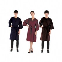 가우니아 미용가운 오드리 끈 가운GAA101, 네이비