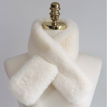 스윙어패럴 여성 퍼목도리 페이크 에코퍼 머플러