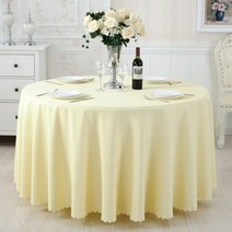 단색 원탁보 원형 테이블보 가정용 매장 식당용, 와인, 원형 320cm