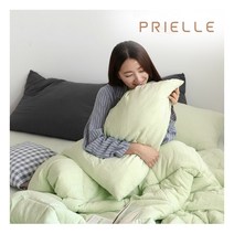[쁘리엘르] 소프트머랭 에어워싱 차렵이불SS 라임모히또, 사이즈:SS / 색상:라임모히또