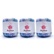 MOJAMOJA 색채가 풍부하다 뜨개실 3PC, 44