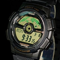 카시오 정품 CASIO 시계 AE-1100W-1B / 패션시계 월드타임 군인시계 스포츠시계 등산시계