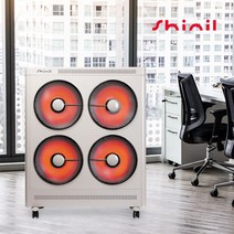 신일 초고속 발열 하이라이트 4구 히팅 전기히터 SEH-H3000SH 저소음 저전력 고효율 난로 DK, SEH-H3000SH (4구 하이라이트 히터)