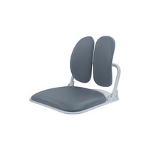 듀오백 D922 인조가죽 좌식의자 폴딩형 (DK-922), 챠콜그레이