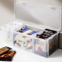 티백 수납 정리함 탕비실 간식 커피 보관함
