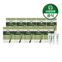[유한양행]닥터버들 이중미세모 칫솔 6입 10개+여행용 치약 20gx3개
