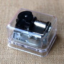 자동 태엽 실버 오르골 뮤직박스 인테리어 보석함, 4-오르골-징글벨