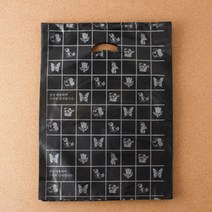 100P 양장비닐봉투(블랙)(30) 가게 비닐봉지 분리봉투 비니루 견본 분리수거 비닐봉투 판촉물 소매