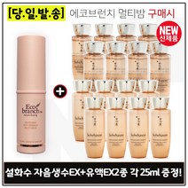 에코브런치 멀티밤 구매시 NEW 자음생수EX+유액2종 각 25ml x8개, 1개