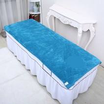 미용실전용 타올 미용샵침대 목욕타월 안마 발맛사지 용품 대전 구멍이있다 .침대시트 깔기침대 큰, T51-구멍 피코크블루 슈퍼두꺼운미포함 홀, C02-80x190cm