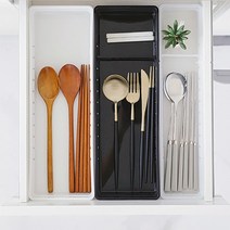 코스트코 국산 키친 커트러리 트레이 싱크대 서랍 수저 조리도구 칸칸정리함 주방 인테리어, 클리러 와이드