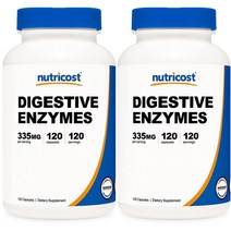 뉴트리코스트 Digestive Enzymes 효소 캡슐, 120정, 2개