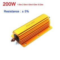 200W 와트 전력 금속 저항 1R 2R 4R 8R 1ohm/2ohm/ 4ohm / 8ohm 튜브 앰프 증폭기 테스트 더미로드, 02 10ohm