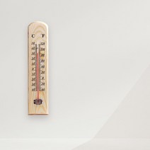 실내 온도측정 나무 섭씨 화씨 알콜 온도계 RD-10467 *91512051XF, 본상품선택, 1
