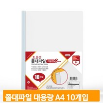 사무용 쫄대 파일 대용량 투명 클리어 서류 문서 보관 대학생 레포트