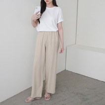 [수키] 모노 와이드 팬츠 1078352