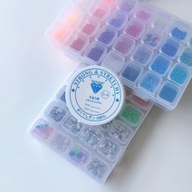 [25000개 비즈] 비즈반지 시드비즈 꽃반지 만들기 diy 키트 파스텔 나비 팬던트