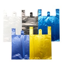데일리비품 손잡이 쓰레기봉투 (44 x 54cm) (왕대) (100EA) 흑색, 100개입