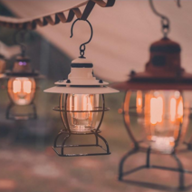 감성 캠핑 레트로 에디슨 LED 랜턴 조명 대용량 베어본즈 레일로드, 레드, 1개