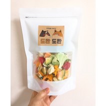 도란도란 강아지간식 동결건조 베지칩스-지퍼팩 40g, 단품, 동결건조 베지칩스