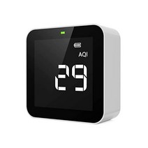 Temtop M10 공기질 모니터 실내 테스터 AQI PM2.5 VOCs 가정용 공기 테스트용 포름알데히드 검출기 미국 인증 공기 센서, P10 (PM2.5/ AQI)