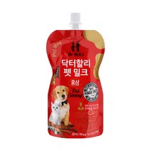 닥터할리 *5개묶음 펫 밀크 홍삼 200ml [반려견반려묘우유]