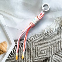 인형키링 굿즈 캐릭터 열쇠 고리 제작 큐티 가죽 나무 가방 키홀더, orange A