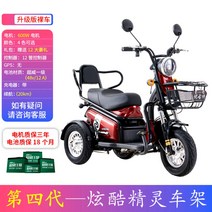 삼륜 전기 스쿠터 오토바이 여성 전동 2인 3인 전동차 세발 바이크 3륜, C.600w +48v 12A