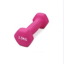 누오 무게 조절 덤벨 2키로 3키로 5키로 6키로 10키로 한혜진 양손 아령 덤벨 1.5kg 1pcs 피트니스 세트 미끄럼 방지 운동 남성여성 운동 스포츠 바디 빌딩 장비, 금