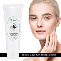 스킨 화이트닝 카본 크림 젤 80ml 레이저 피부 재생 딥 클리닝 모이스처라이징 액티브 나노 토너 카본 페이셜 마스크, 01. WHITE