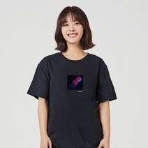 키밍 해파리 오버핏티셔츠 원단좋은티셔츠 여름트윈룩