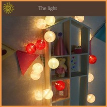 줄조명 LED 앵두 차박 전구 3m 20구 코튼볼 USB타입 캠핑 무드 루프탑 아이방 꾸미기 추천 조명 인테리어 파티 라이트 등 빛 불빛, USB형B타입