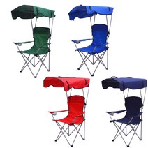 에이링크 접이식 캠핑 휴대용 의자 체어 차박 낚시 해변 그늘막 파라솔 PM-CHAIR4, 4.그늘막 접이식의자 (블루)