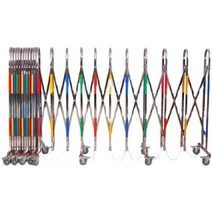 이동식 접는 울타리 정문 자바라 스텐 학교 교문 철문, 1.1X 7M