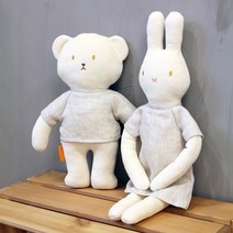 슈톨렌 클래식 린넨 오가닉 애착인형_곰돌이 토끼, 2. 토끼 45cm