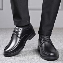 남성 심플한 블랙 정장 깔끔한 구두 NK930