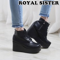 A2D 338상 8cm 여성 쿠션 통굽 신발 구두 로퍼 부티힐 앵클부츠 워커힐