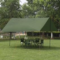 캠핑용 방수 4각 타프 야외용 그늘막 야외 차광타프