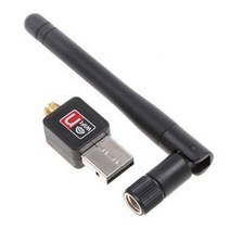 네트워크 랜카드 무선 USB lan 카드 어댑터 150mbps IEEE802.11n/g/b 2dbi 안테나 PC 노트북 데스크탑 용