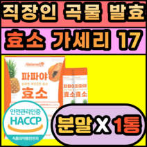 직장인 곡물 발효 효소 가세리 17 프락토올리고당 소화 추천 제품 선물 추석 명절 설날 아밀라아제 프로테아제 속더부룩 식품 역가수치