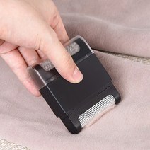 보풀제거기 보플 니트 휴대용 롤크리너 옷먼지 옷, 양면보풀제거기 블랙