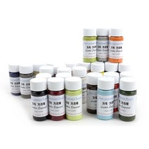 가죽공예 - 기리메 엣지코트 (무광-국산) 용량40ml 안전확인대상생활화학제품 환경부 승인, 연두 827, 1개