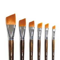 칠성당 972 사선구성붓 2~7호 일러스트 디자인 회화 입시 학교 교재용 붓, 5호(85196)