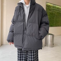 남자 겨울점퍼 자켓 아우터 경량 무지 중학생 고등학생 숏패딩 캐주얼 패딩 다운점퍼