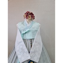 [도아한복] 하늘하늘 큐빅꽃 혼주 신랑신부 하객 폐백 촬영 한복대여