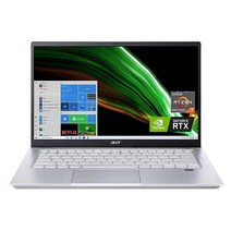 Acer 스위프트 X 크리에이터 노트북 14인치 풀HD 100% sRGB AMD Ryzen 7 5800U NVIDIA RTX 3050Ti GPU 16GB LPDDR4X 512GB, Notebook Only