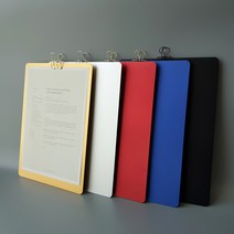 A4 메탈디자인 가벼운 메탈 클립보드 메뉴판 이노다이징 풀메탈 알루미늄, 실버
