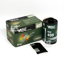 일본산 Vibe ISO 400 컬러 35mm 필름 1롤 27매 501F 필름카메라용 여행 및 인물 사진